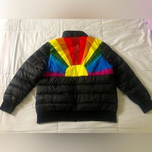 rainbow bomber jacket